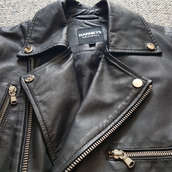 EUC Barneys genuine leather jacket - Picture 13 of 16